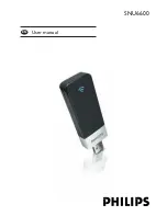 Предварительный просмотр 1 страницы Philips SNU6600 User Manual