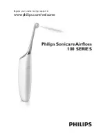 Philips Sonicare AirFloss 100 series User Manual preview