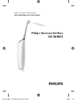 Предварительный просмотр 1 страницы Philips Sonicare Airfloss HX8111/02 User Manual