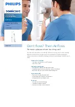 Philips sonicare AirFloss HX8272/01 Quick Start Manual preview