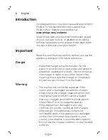 Preview for 6 page of Philips Sonicare AirFloss Pro FS1000 User Manual