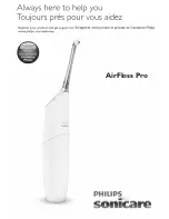 Philips Sonicare AirFloss Pro HX8331/11 User Manual preview