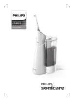 Preview for 1 page of Philips Sonicare AirFloss Ultra FS1000 Manual