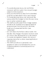 Preview for 9 page of Philips Sonicare AirFloss Ultra FS1000 Manual