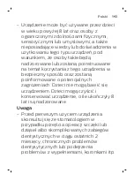 Preview for 143 page of Philips Sonicare AirFloss Ultra FS1000 Manual