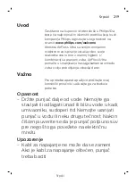 Preview for 219 page of Philips Sonicare AirFloss Ultra FS1000 Manual