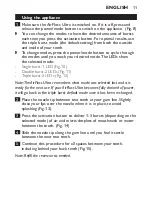 Preview for 11 page of Philips Sonicare AirFloss Ultra HX8331 User Manual