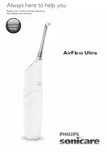 Philips Sonicare AirFloss Ultra HX8341/01 Manual preview