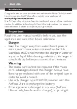 Preview for 6 page of Philips Sonicare AirFloss Ultra HX8341/01 Manual