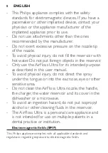 Preview for 8 page of Philips Sonicare AirFloss Ultra HX8341/01 Manual