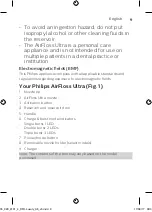 Preview for 9 page of Philips Sonicare AirFloss Ultra HX8431/02 Manual