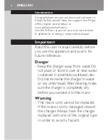 Preview for 4 page of Philips Sonicare AirFloss User Manual