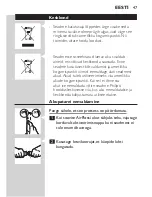 Preview for 47 page of Philips Sonicare AirFloss User Manual