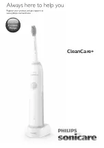 Philips Sonicare CleanCare+ HX3214/02 Manual предпросмотр