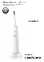 Philips Sonicare CleanCare+ Manual preview