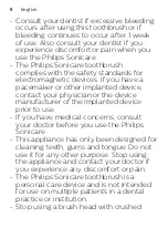 Preview for 8 page of Philips Sonicare CleanCare+ Manual