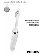 Предварительный просмотр 1 страницы Philips Sonicare DiamondClean 300 SERIES Manual