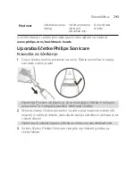 Preview for 243 page of Philips Sonicare DiamondClean 9000 Manual