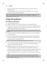 Preview for 12 page of Philips Sonicare DiamondClean HX9372/04 User Manual