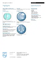 Preview for 2 page of Philips Sonicare Elite HX7351 Specifications