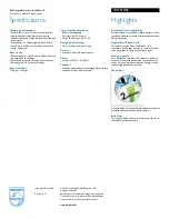 Preview for 2 page of Philips Sonicare Essence HX5610 Instruction Sheet