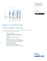 Philips Sonicare Essence HX5853 Manual preview