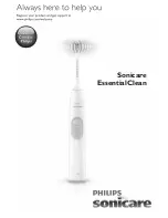Philips Sonicare EssentialClean Instructions Manual preview