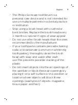 Preview for 9 page of Philips Sonicare FlexCare 900 Series User Manual