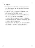 Preview for 58 page of Philips Sonicare FlexCare 900 Series User Manual