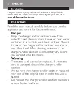 Preview for 6 page of Philips Sonicare FlexCare+ 900+ Series User Manual