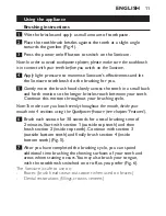 Preview for 11 page of Philips Sonicare FlexCare HX6932/36 Instruction