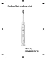 Philips Sonicare FlexCare Platinum Connected User Manual preview