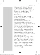 Preview for 63 page of Philips Sonicare FlexCare Platinum User Manual