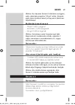 Preview for 69 page of Philips Sonicare FlexCare Platinum User Manual