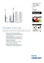 Philips Sonicare HX6972/34 FlexCare+ Specifications preview