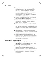 Preview for 8 page of Philips sonicare HX91 Manual