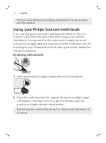 Preview for 12 page of Philips Sonicare Optimal Clean HX6829/76 Manual