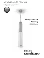 Philips Sonicare PowerUp HX3100 Series Instruction Manual preview