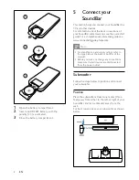 Предварительный просмотр 8 страницы Philips SoundBar CSS2113 Manual