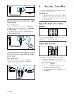 Предварительный просмотр 10 страницы Philips SoundBar CSS2113 Manual