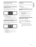 Предварительный просмотр 11 страницы Philips SoundBar CSS2113 Manual