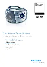 Preview for 1 page of Philips Soundmachine AZ1031 Brochure