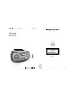 Philips SOUNDMACHINE AZ1830 User Manual preview