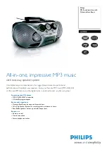 Philips Soundmachine AZ3067 Brochure preview