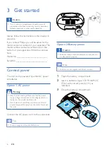 Preview for 8 page of Philips Soundmachine AZB500/79 User Manual