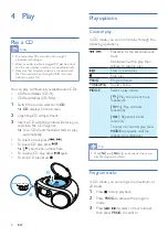 Preview for 10 page of Philips Soundmachine AZB500/79 User Manual