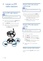 Preview for 12 page of Philips Soundmachine AZB500/79 User Manual