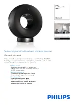 Philips SoundRing SB3700 Specifications preview