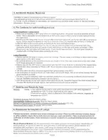 Preview for 3 page of Philips SP7205 Product Safety Data Sheet