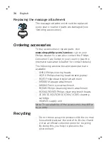 Preview for 36 page of Philips SP9811 Manual